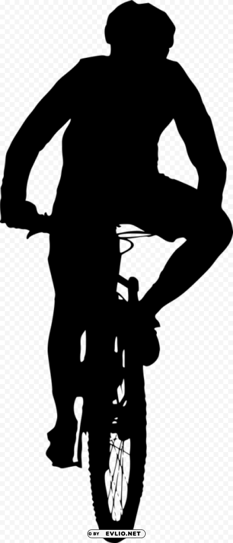 Bicycle Ride Front View PNG images for printing