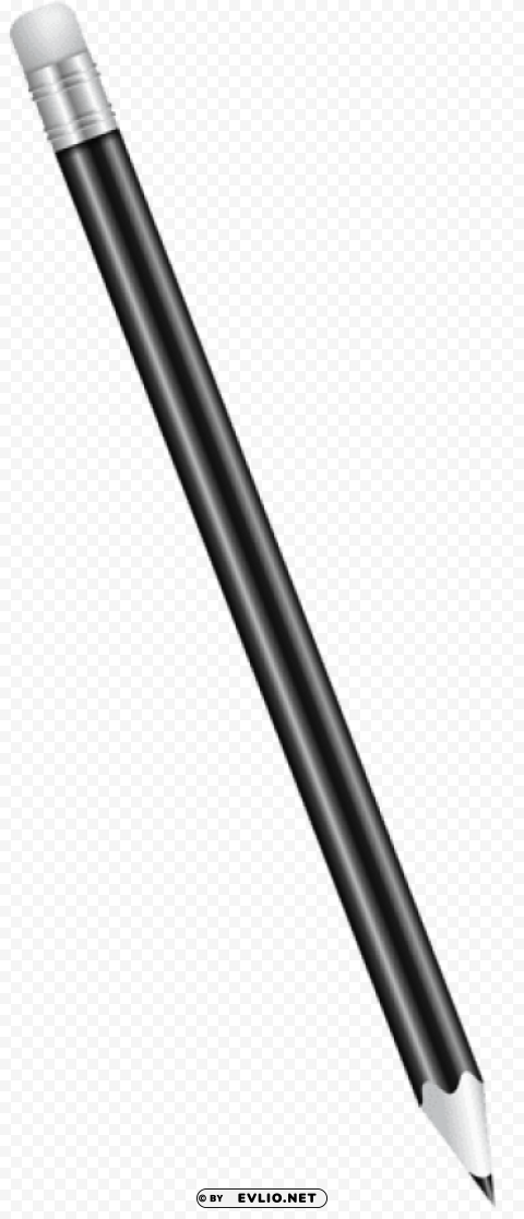 black pencil Isolated Item with HighResolution Transparent PNG