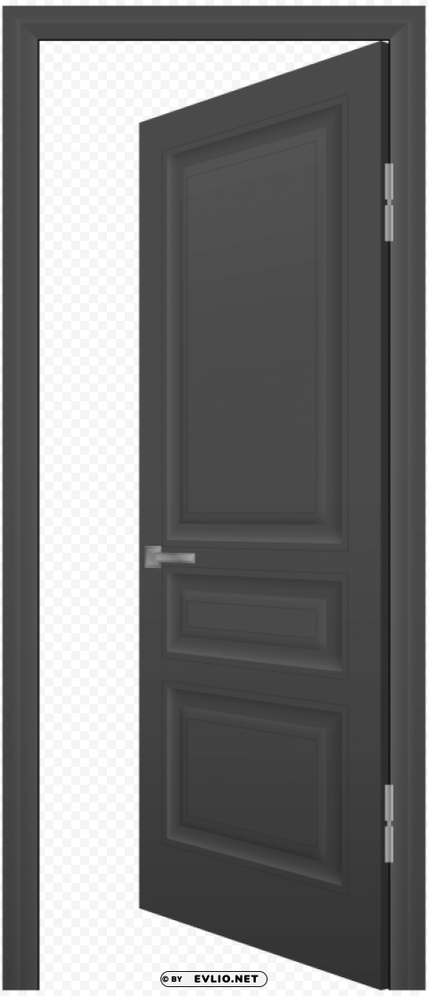 open door grey PNG images with alpha transparency diverse set