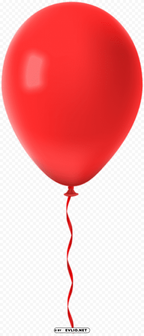 Red Balloon Transparent PNG Without Background