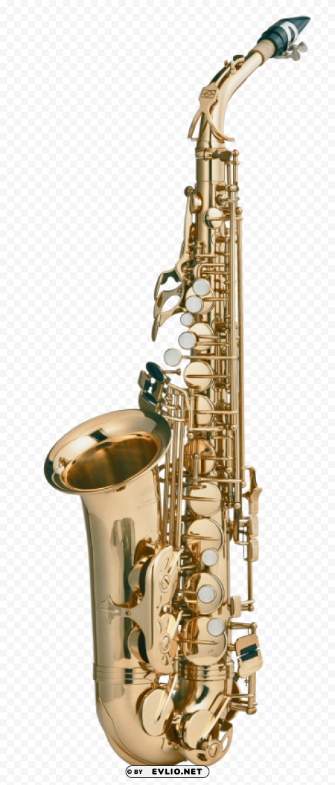 saxophone Clean Background Isolated PNG Illustration