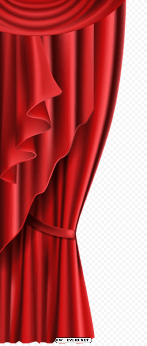 curtain red transparent PNG images with alpha transparency layer
