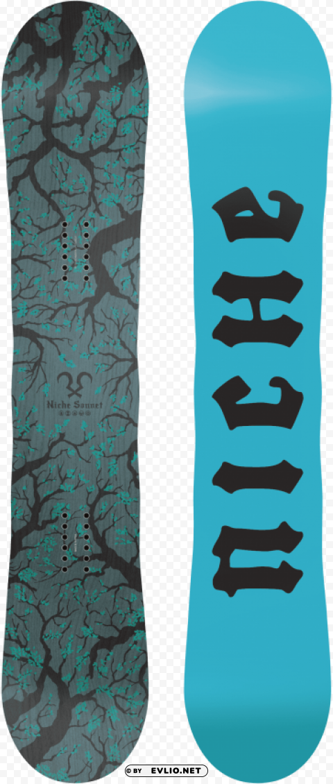 snowboard Clean Background Isolated PNG Illustration