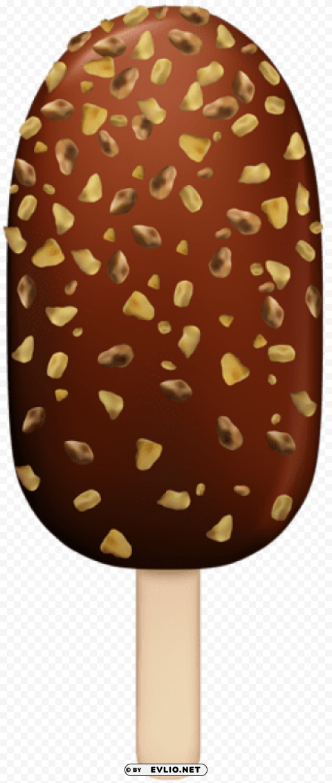 ice cream with nuts Transparent PNG Illustration with Isolation