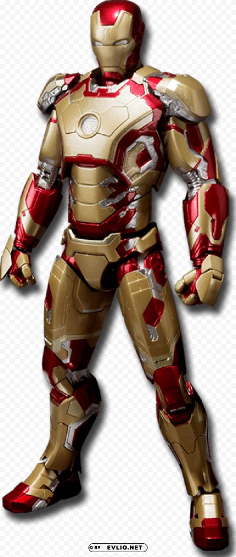 Iron Man Mkxlii Figure PNG Image Isolated With Clear Background