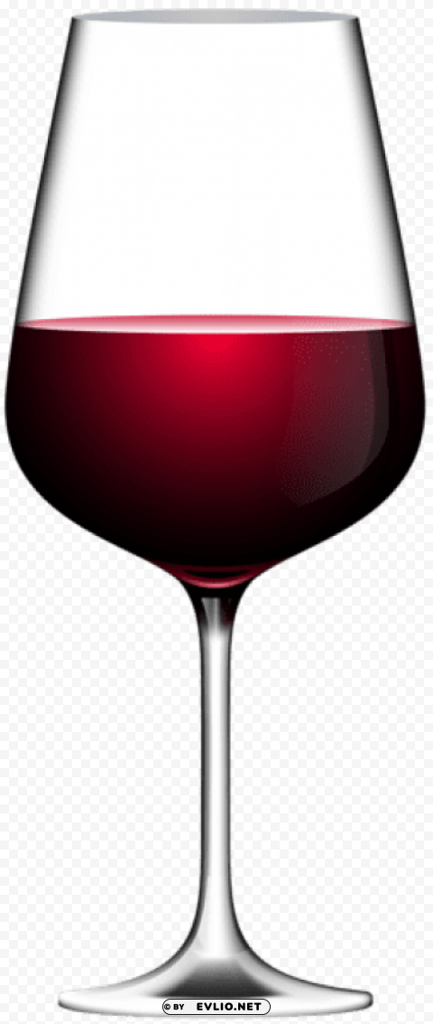 red wine glass transparent PNG for mobile apps