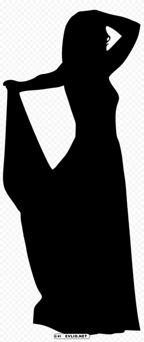 woman silhouette PNG for business use