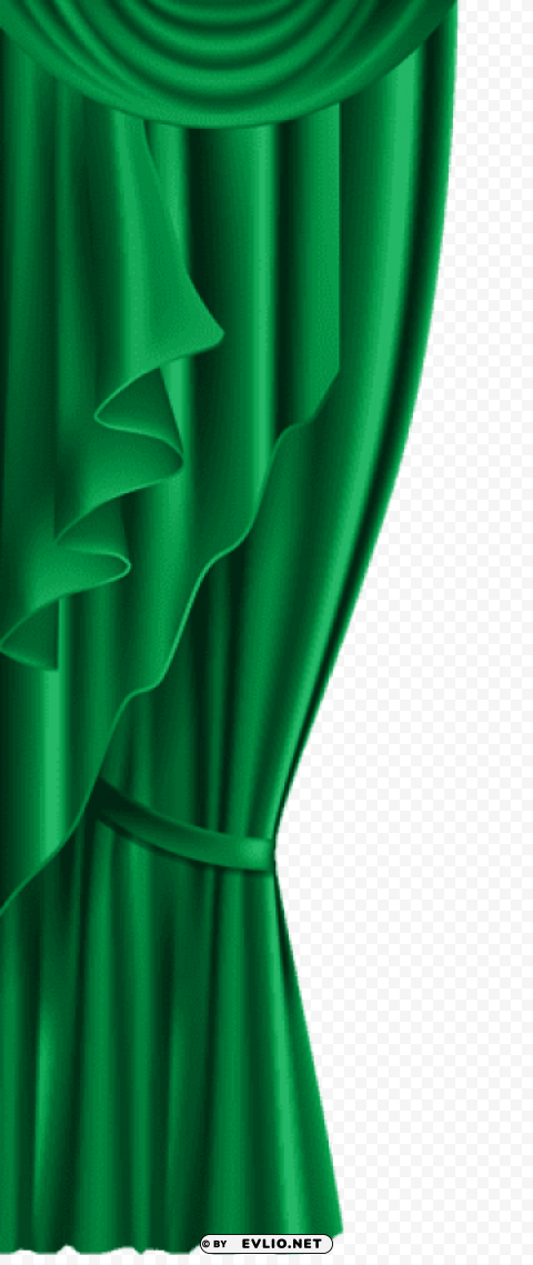 curtain green transparent PNG images with clear alpha channel