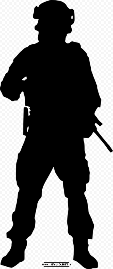 soldier silhouette Isolated Item on HighResolution Transparent PNG