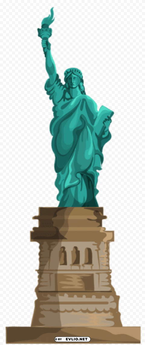 Transparent Statue Of Liberty PNG Image Isolated With Clear Background