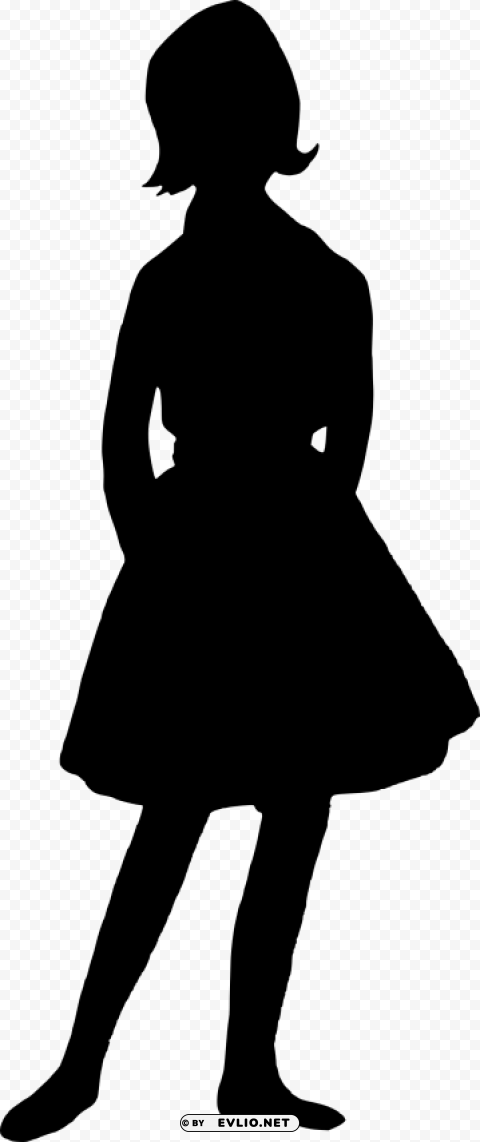 girl silhouette Transparent background PNG stockpile assortment