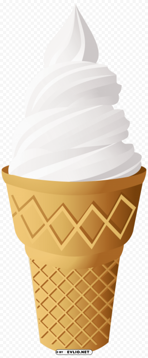 vanilla ice cream cone High-resolution transparent PNG images set