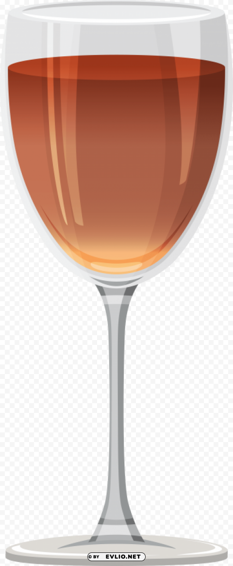 Wine Glass PNG Isolated Illustration With Clear Background