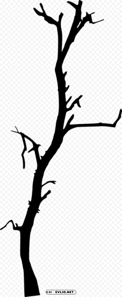 dead tree silhouette PNG images for websites