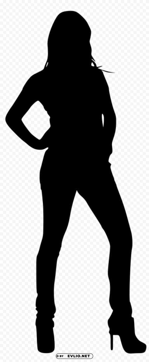 woman silhouette PNG files with no background bundle
