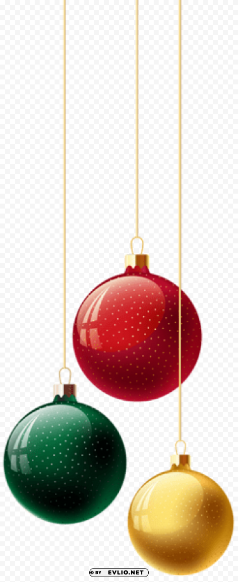 christmas balls PNG for free purposes