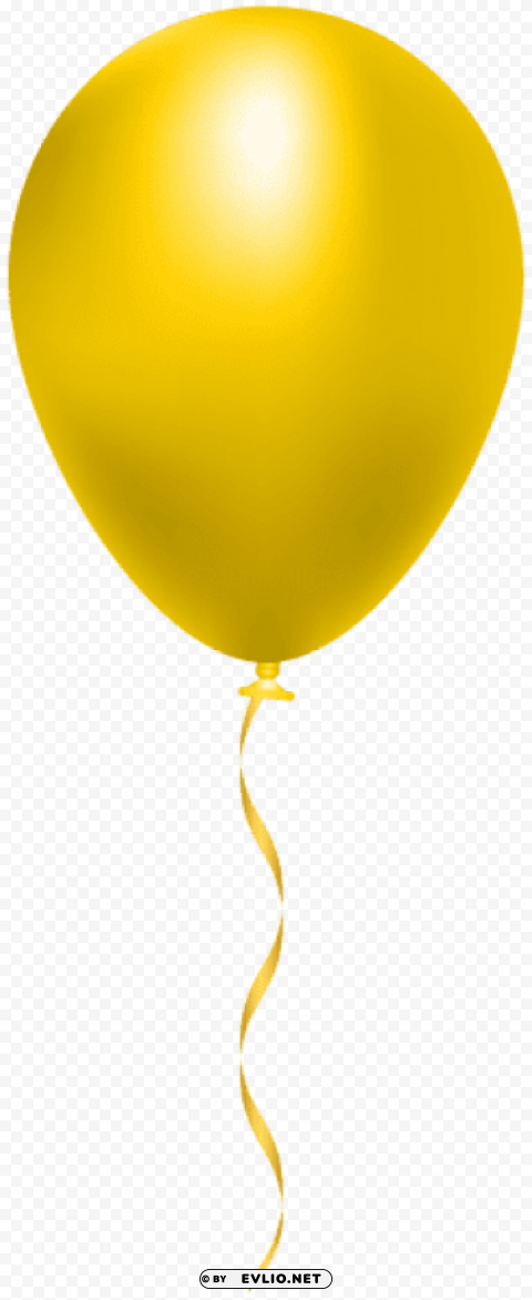 yellow balloon Transparent background PNG images comprehensive collection