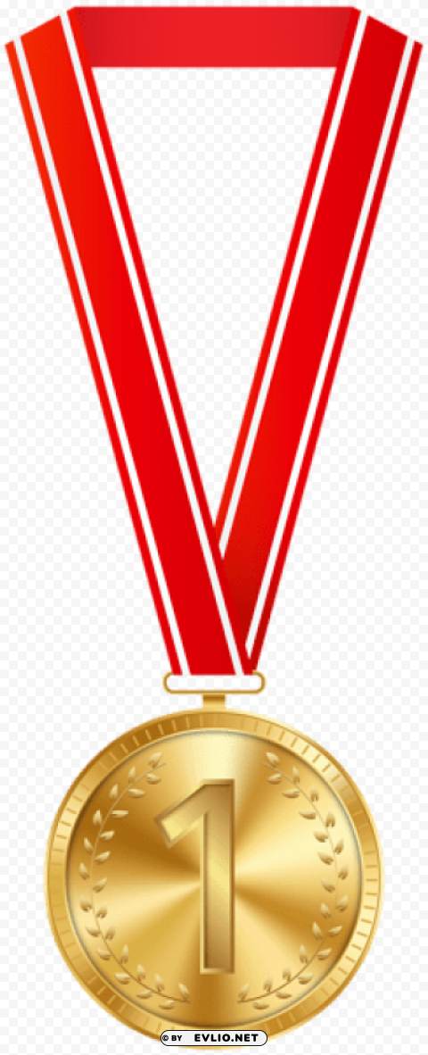 golden medal Isolated Graphic Element in Transparent PNG clipart png photo - a8733972