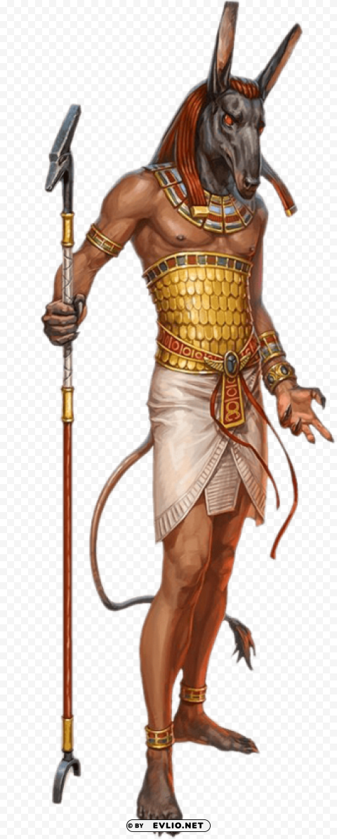 Anubis Warrior clipart PNG images with high transparency