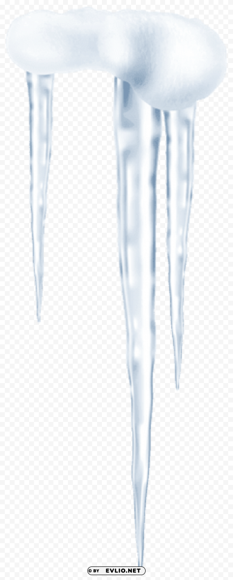 small icicles transparent PNG Isolated Subject with Transparency