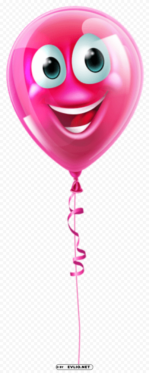 pink balloon with facepicture PNG transparent photos comprehensive compilation