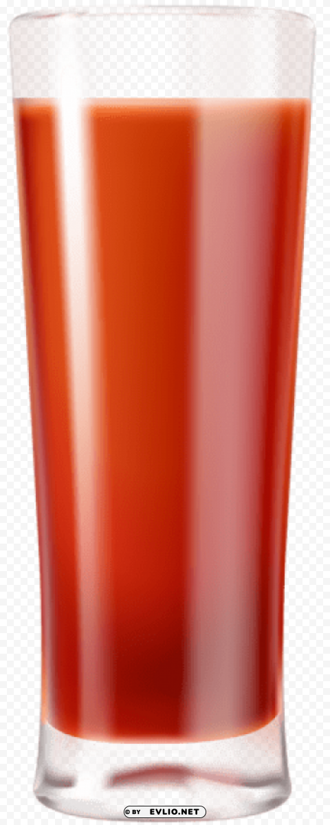 Tomato Juice Transparent High Resolution PNG Isolated Illustration