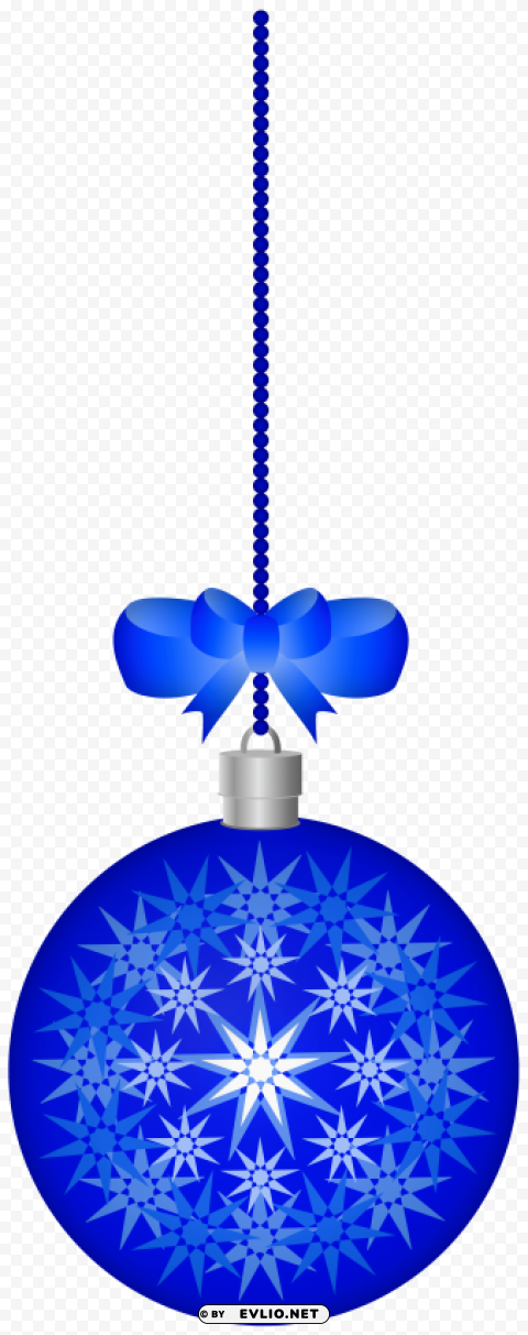 christmas ball blue HighQuality Transparent PNG Object Isolation