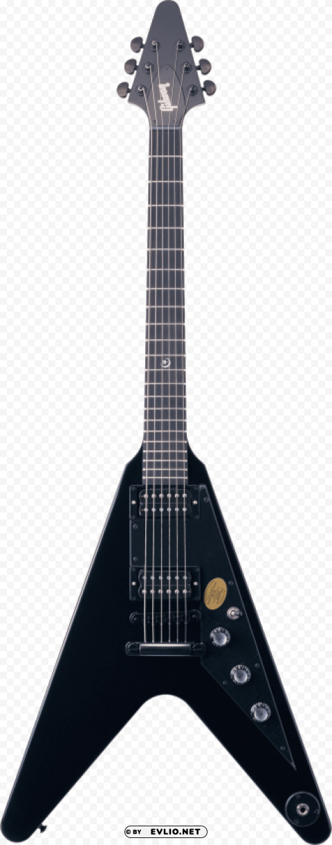 Black Electric Guitar Transparent Background PNG Images Complete Pack