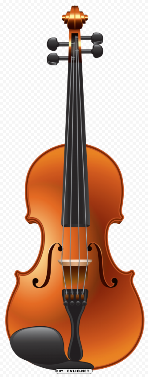 violin Isolated Character on Transparent PNG
