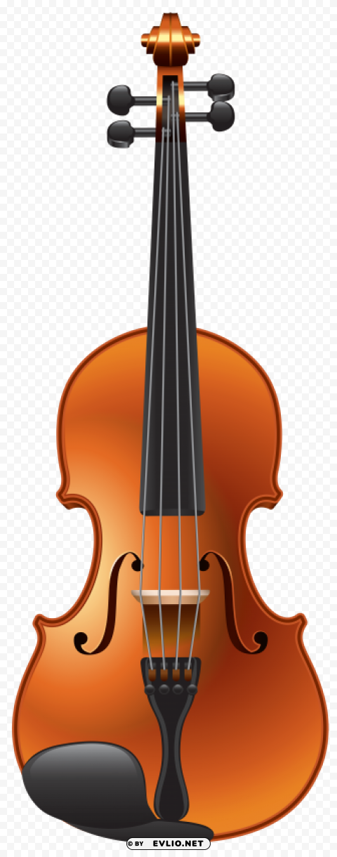 Violin Isolated Character On Transparent PNG