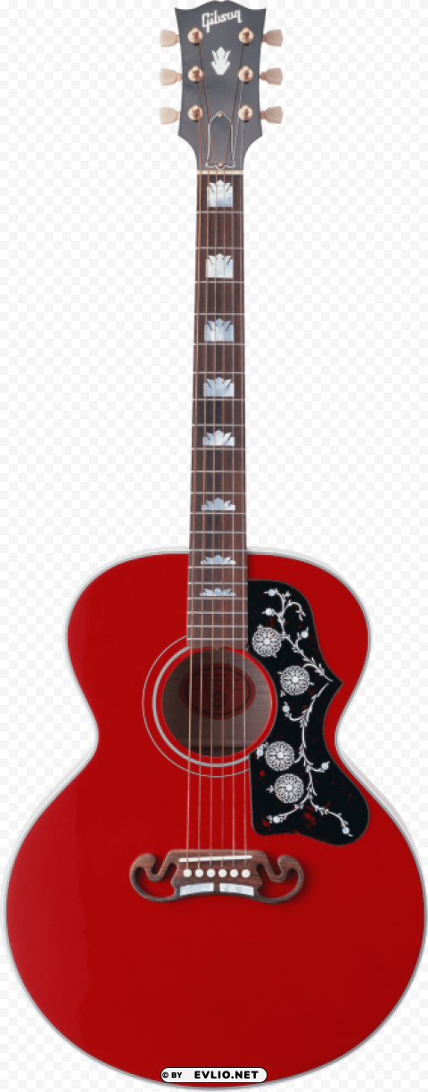 Transparent Background PNG of acoustic guitar Transparent image - Image ID 4d7c98f7