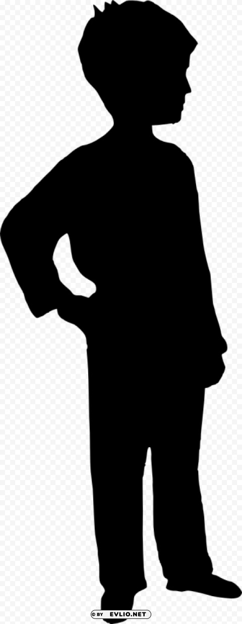 boy silhouette Transparent background PNG images selection