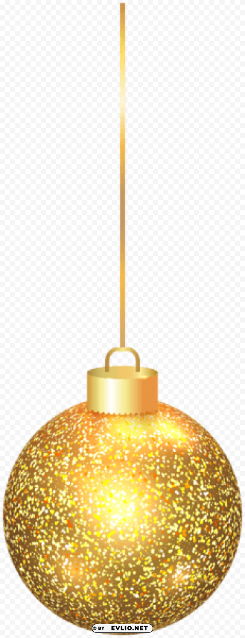 elegant christmas gold ball PNG art