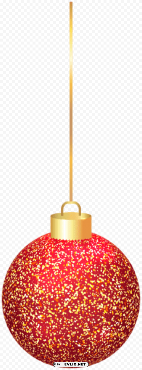 elegant christmas red ball No-background PNGs