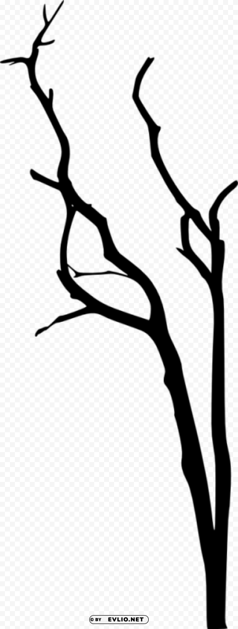 dead tree silhouette Transparent PNG images for design