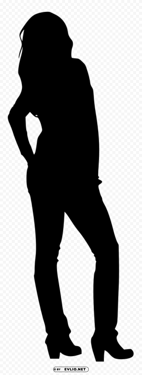 woman silhouette PNG files with clear background