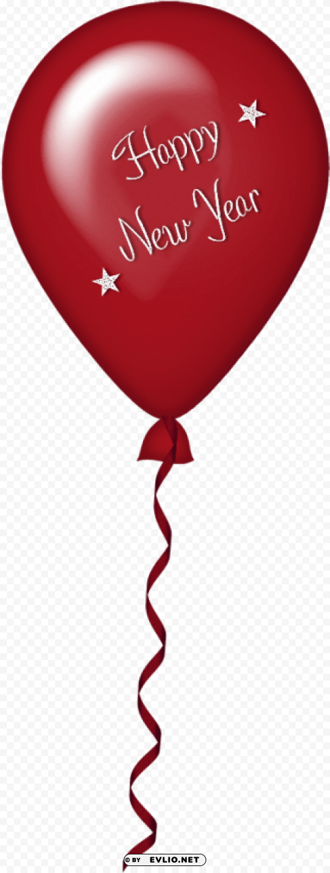 year red pinterest - happy new year balloon Transparent PNG image