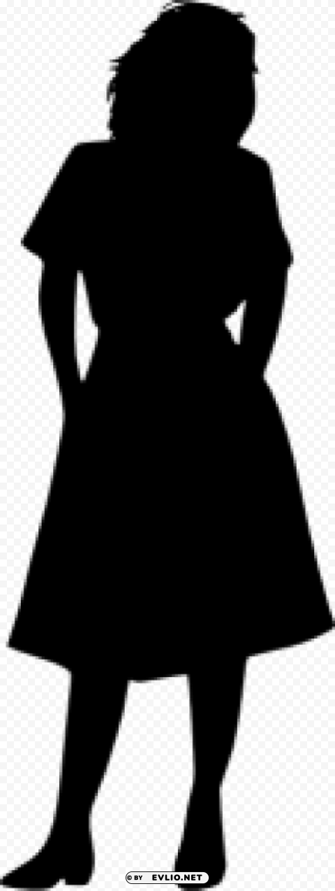 Woman Silhouette PNG transparent elements package
