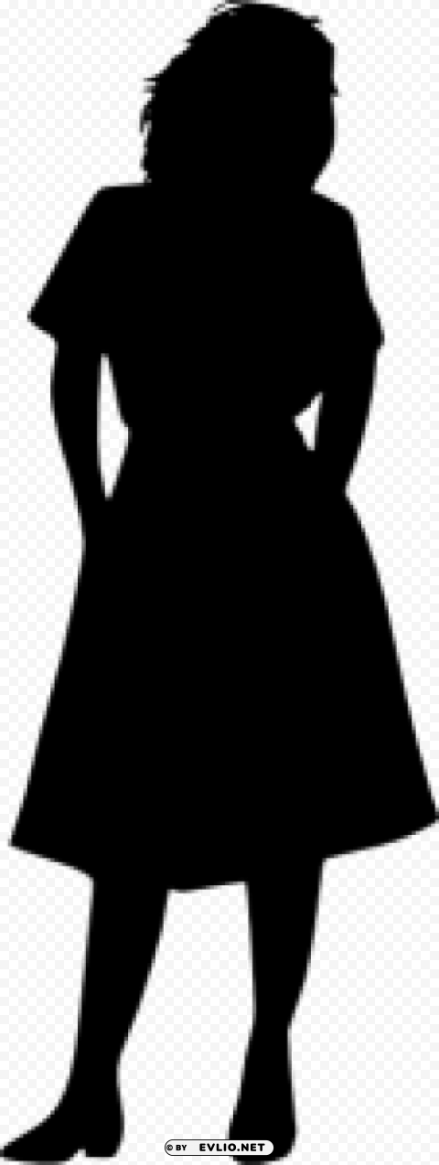 Woman Silhouette PNG Transparent Elements Package