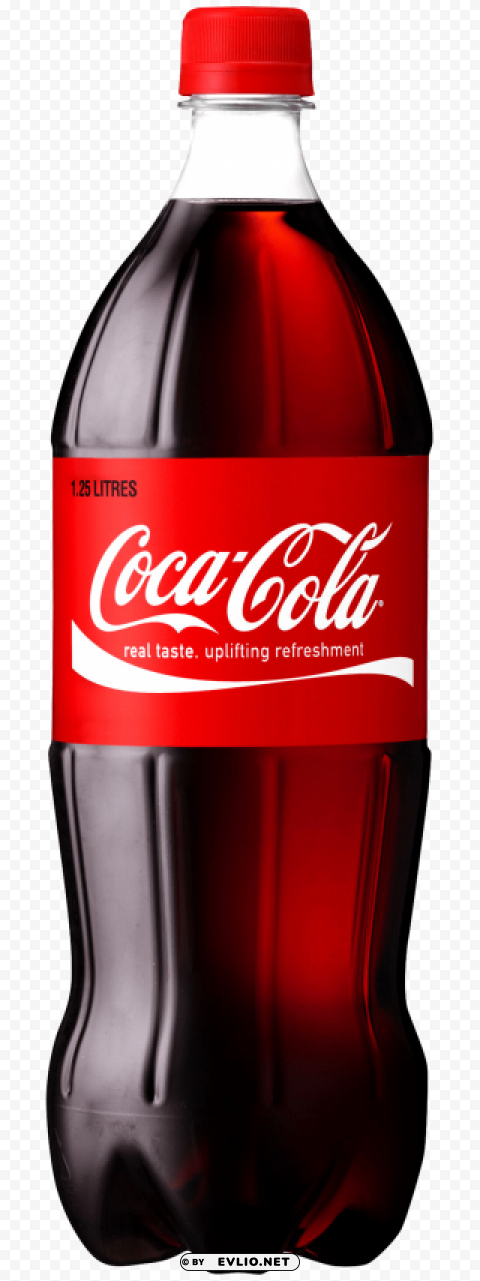 Coca Cola Bottle ClearCut Background PNG Isolated Subject