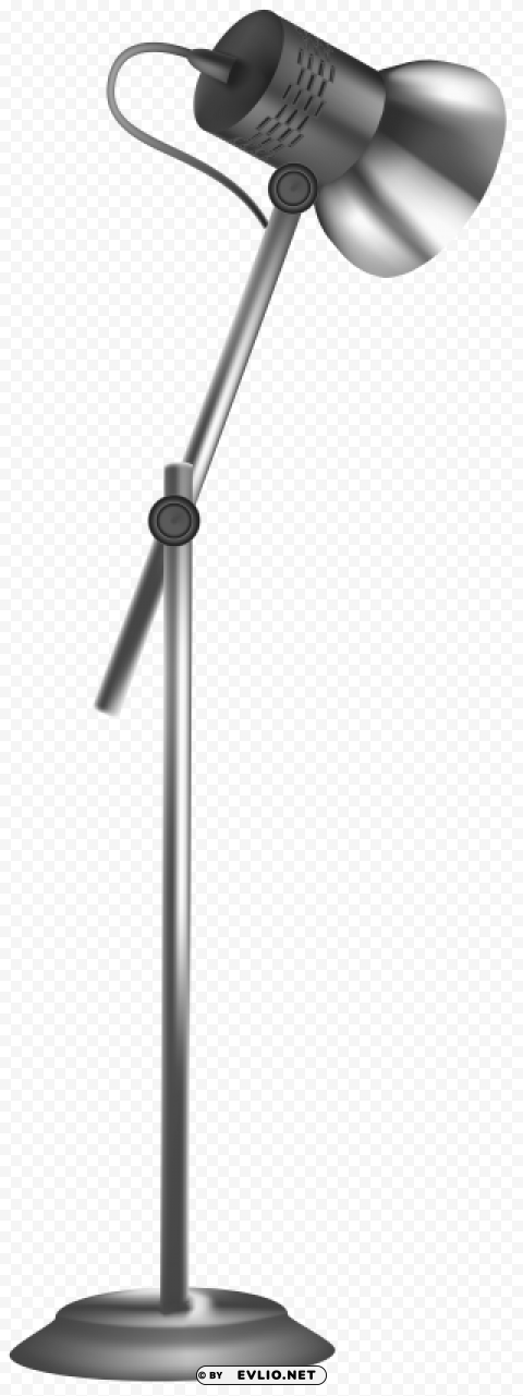 silver floor lamp PNG art