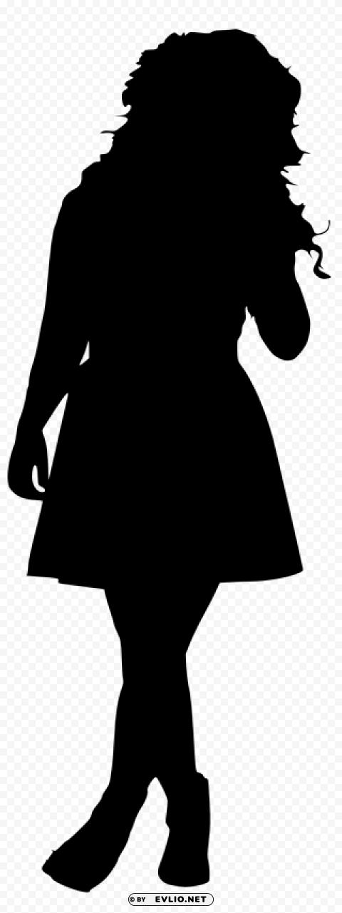 Transparent woman silhouette PNG for design PNG Image - ID 8bac0106