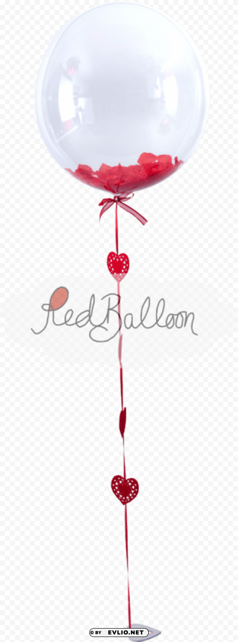 balloons cork by red balloon Isolated Element with Transparent PNG Background