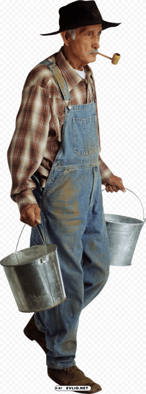 farmer PNG Graphic with Transparent Isolation