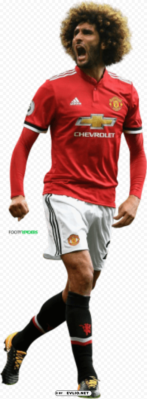 marouane fellaini Alpha channel transparent PNG