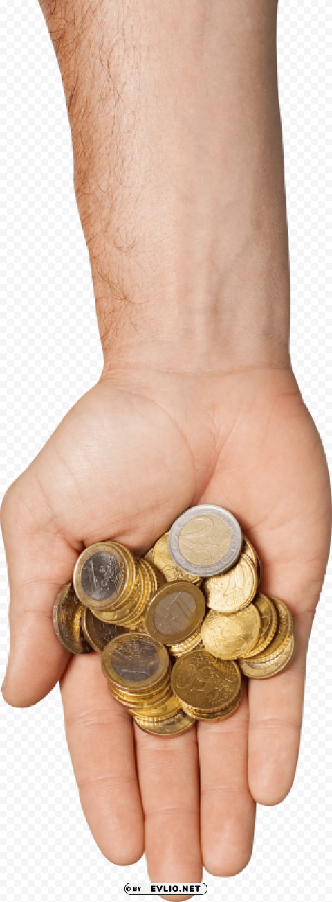 Money On Hand Transparent PNG Object With Isolation