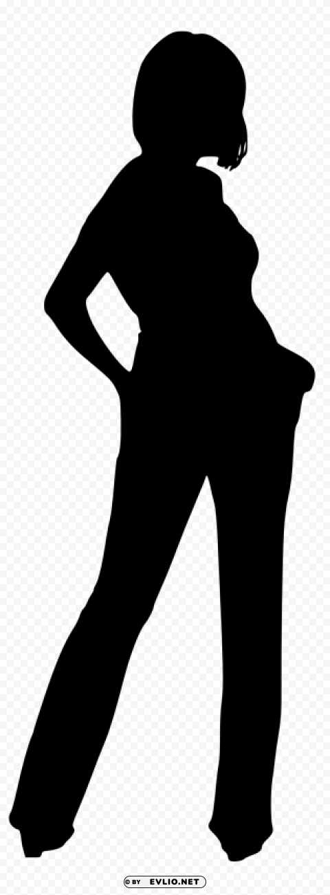 woman silhouette PNG files with no background free
