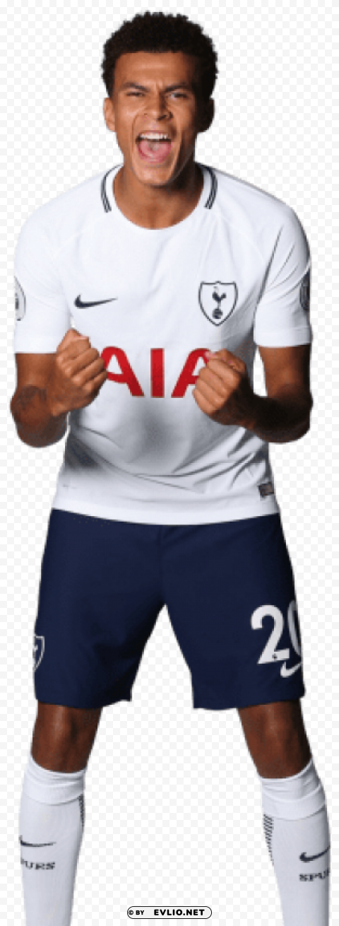 dele alli PNG file with alpha