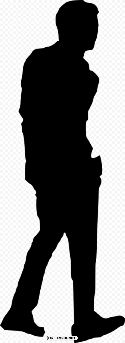 man silhouette Clear PNG file
