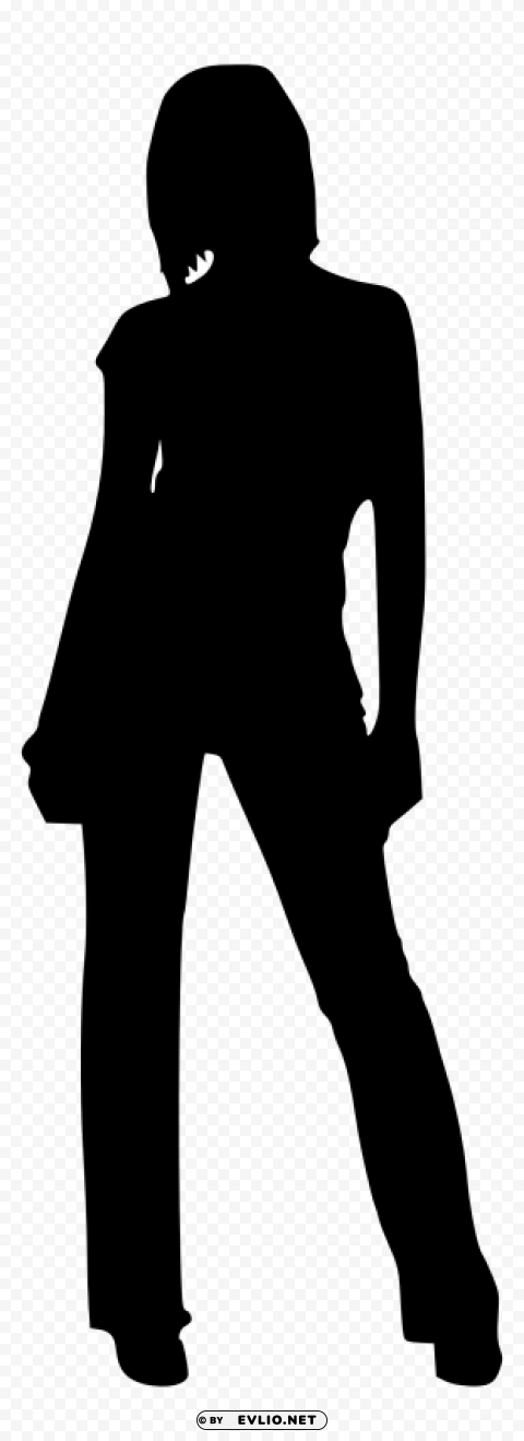 woman silhouette PNG files with clear background variety